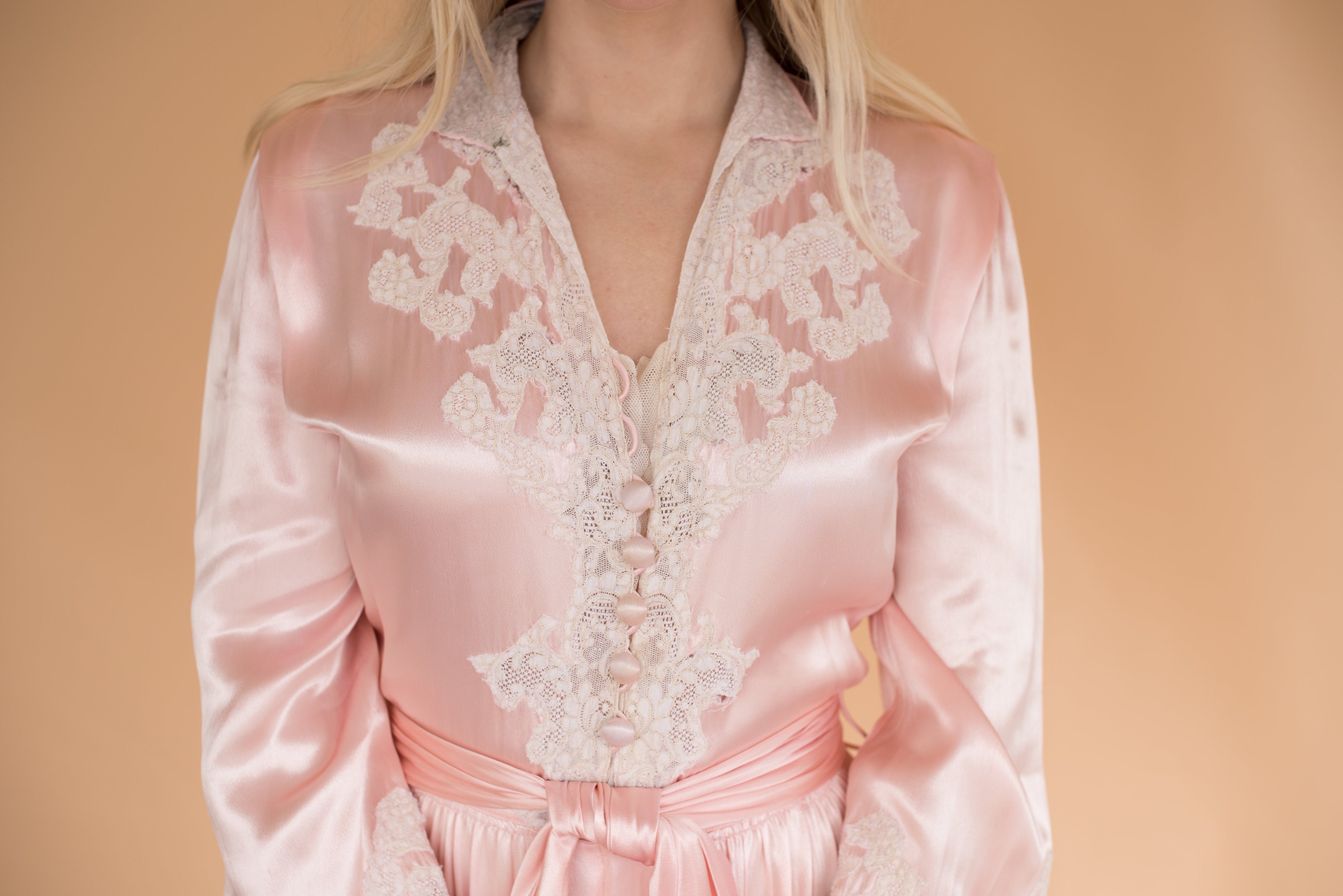 Chelsea Peers BLUSH TRIM - Dressing gown - pink/light pink - Zalando.ie